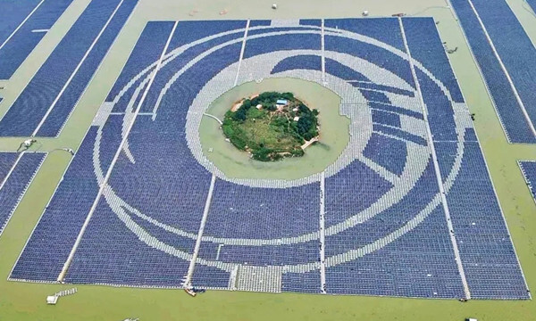 planta solar flotante